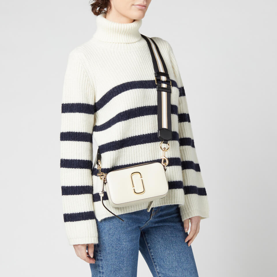 MARC JACOBS 168澳洲10彩票官网入口 Women's The Colour Block Snapshot Bag 今日澳洲幸运十168最新结果体彩记录查询 - New Cloud White Multi